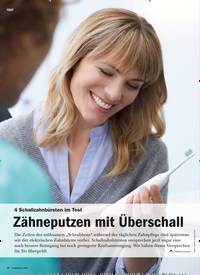Titelbild der Ausgabe 1/2020 von 4 Schallzahnbürsten im Test: Zähneputzen mit Überschall. Zeitschriften als Abo oder epaper bei United Kiosk online kaufen.