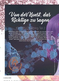 Titelbild der Ausgabe 3/2022 von Von der Kunst, das Richtige zu sagen. Zeitschriften als Abo oder epaper bei United Kiosk online kaufen.