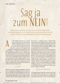 Titelbild der Ausgabe 1/2019 von Sag ja zum NEIN!. Zeitschriften als Abo oder epaper bei United Kiosk online kaufen.