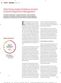 Titelbild der Ausgabe 9/2019 von Viele Firmen haben Probleme mit dem Customer-Experience-Management. Zeitschriften als Abo oder epaper bei United Kiosk online kaufen.