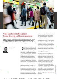 Titelbild der Ausgabe 9/2019 von Viele Deutsche hätten gegen Social Scoring nichts einzuwenden. Zeitschriften als Abo oder epaper bei United Kiosk online kaufen.