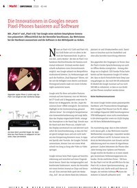 Titelbild der Ausgabe 44/2019 von Die Innovationen in Googles neuen Pixel-Phones basieren auf Software. Zeitschriften als Abo oder epaper bei United Kiosk online kaufen.