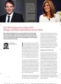 Titelbild der Ausgabe 44/2019 von CEO Bill McDermott verlässt SAP – Morgan und Klein übernehmen als Co-CEOs. Zeitschriften als Abo oder epaper bei United Kiosk online kaufen.