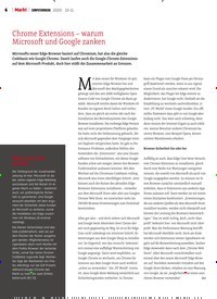 Titelbild der Ausgabe 11/2020 von Chrome Extensions - warum Microsoft und Google zanken. Zeitschriften als Abo oder epaper bei United Kiosk online kaufen.