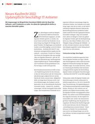 Titelbild der Ausgabe 4/2022 von Neues Kaufrecht 2022: Updatepflicht beschäftigt IT-Anbieter. Zeitschriften als Abo oder epaper bei United Kiosk online kaufen.