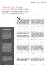 Titelbild der Ausgabe 10/2022 von Software AG kauft Streamsets – eine halbe Milliarde Euro für DataOps. Zeitschriften als Abo oder epaper bei United Kiosk online kaufen.