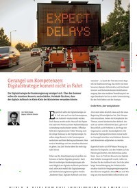 Titelbild der Ausgabe 29/2022 von Gerangel um Kompetenzen: Digitalstrategie kommt nicht in Fahrt. Zeitschriften als Abo oder epaper bei United Kiosk online kaufen.