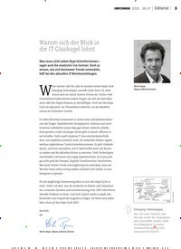 Titelbild der Ausgabe 36/2022 von Warum sich der Blick in die IT-Glaskugel lohnt. Zeitschriften als Abo oder epaper bei United Kiosk online kaufen.