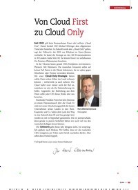 Titelbild der Ausgabe 5/2022 von Von Cloud First zu Cloud Only. Zeitschriften als Abo oder epaper bei United Kiosk online kaufen.