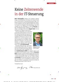 Titelbild der Ausgabe 8/2022 von Keine Zeitenwende in der IT-Steuerung. Zeitschriften als Abo oder epaper bei United Kiosk online kaufen.