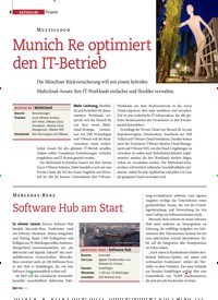 Titelbild der Ausgabe 8/2022 von Munich Re optimiert den IT-Betrieb. Zeitschriften als Abo oder epaper bei United Kiosk online kaufen.
