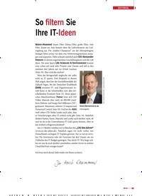 Titelbild der Ausgabe 10/2022 von So filtern Sie Ihre IT-Ideen. Zeitschriften als Abo oder epaper bei United Kiosk online kaufen.