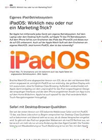 Titelbild der Ausgabe 8/2019 von Eigenes iPad-Betriebssystem: iPadOS: Wirklich neu oder nur ein Marketing-Trick?. Zeitschriften als Abo oder epaper bei United Kiosk online kaufen.