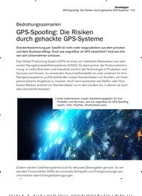 Titelbild der Ausgabe 9/2019 von Bedrohungsszenarien: GPS-Spoofing: Die Risiken durch gehackte GPS-Systeme. Zeitschriften als Abo oder epaper bei United Kiosk online kaufen.