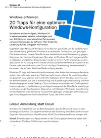 Titelbild der Ausgabe 11/2019 von Windows entnerven 20 Tipps für eine optimale Windows-Konfiguration. Zeitschriften als Abo oder epaper bei United Kiosk online kaufen.