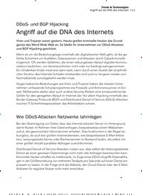 Titelbild der Ausgabe 2/2020 von DDoS- und BGP Hijacking: Angriff auf die DNA des Internets. Zeitschriften als Abo oder epaper bei United Kiosk online kaufen.