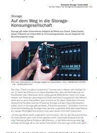 Titelbild der Ausgabe 3/2022 von Auf dem Weg in die Storage-Konsumgesellschaft. Zeitschriften als Abo oder epaper bei United Kiosk online kaufen.