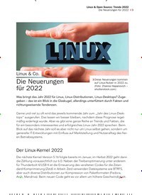 Titelbild der Ausgabe 4/2022 von Die Neuerungen für 2022. Zeitschriften als Abo oder epaper bei United Kiosk online kaufen.