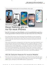 Titelbild der Ausgabe 9/2022 von Diese Features gibt es nur für neue iPhones. Zeitschriften als Abo oder epaper bei United Kiosk online kaufen.