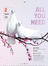 Titelbild der Ausgabe 8/2019 von ALL YOU NEED IS LOVE. Zeitschriften als Abo oder epaper bei United Kiosk online kaufen.