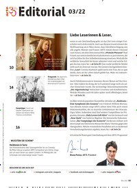 Titelbild der Ausgabe 3/2022 von Liebe Leserinnen & Leser,. Zeitschriften als Abo oder epaper bei United Kiosk online kaufen.
