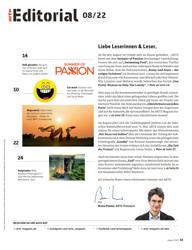 Titelbild der Ausgabe 8/2022 von Liebe Leserinnen & Leser,. Zeitschriften als Abo oder epaper bei United Kiosk online kaufen.