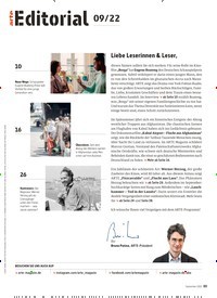 Titelbild der Ausgabe 9/2022 von Liebe Leserinnen & Leser,. Zeitschriften als Abo oder epaper bei United Kiosk online kaufen.