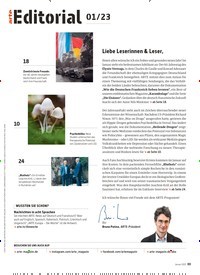 Titelbild der Ausgabe 1/2023 von Liebe Leserinnen & Leser,. Zeitschriften als Abo oder epaper bei United Kiosk online kaufen.