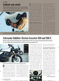 Titelbild der Ausgabe 5/2020 von Schmucke Halbliter: Brixton Crossfire 500 und 500 X. Zeitschriften als Abo oder epaper bei United Kiosk online kaufen.