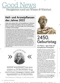 Titelbild der Ausgabe 2/2022 von Heil- und Arzneipflanzen des Jahres 2022. Zeitschriften als Abo oder epaper bei United Kiosk online kaufen.