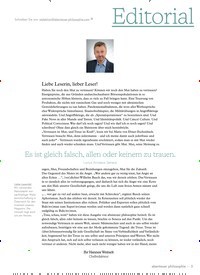 Titelbild der Ausgabe 4/2022 von Liebe Leserin, lieber Leser!. Zeitschriften als Abo oder epaper bei United Kiosk online kaufen.