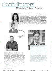 Titelbild der Ausgabe 4/2022 von Contributors. Zeitschriften als Abo oder epaper bei United Kiosk online kaufen.