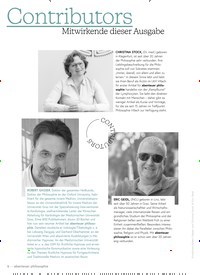 Titelbild der Ausgabe 4/2023 von Contributors. Zeitschriften als Abo oder epaper bei United Kiosk online kaufen.