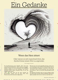 Titelbild der Ausgabe 4/2023 von Ein Gedanke. Zeitschriften als Abo oder epaper bei United Kiosk online kaufen.