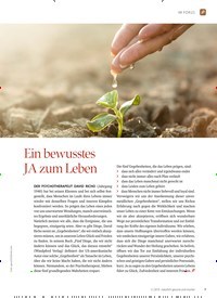 Titelbild der Ausgabe 2/2019 von IM FOKUS: Ein bewusstes JA zum Leben. Zeitschriften als Abo oder epaper bei United Kiosk online kaufen.