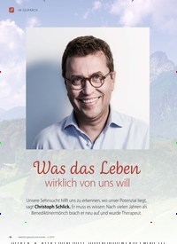 Titelbild der Ausgabe 2/2019 von IM GESPRÄCH: Was das Leben wirklich von uns will. Zeitschriften als Abo oder epaper bei United Kiosk online kaufen.
