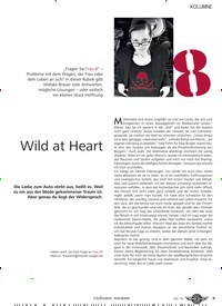 Titelbild der Ausgabe 8/2018 von KOLUMNE: Wild at Heart. Zeitschriften als Abo oder epaper bei United Kiosk online kaufen.