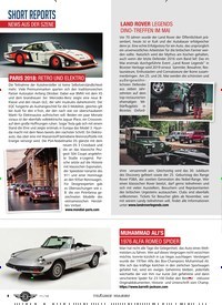 Titelbild der Ausgabe 11/2018 von SHORT REPORTS: NEWS AUS DER SZENE. Zeitschriften als Abo oder epaper bei United Kiosk online kaufen.