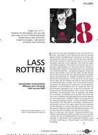Titelbild der Ausgabe 4/2019 von KOLUMNE: LASS ROTTEN. Zeitschriften als Abo oder epaper bei United Kiosk online kaufen.