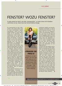 Titelbild der Ausgabe 6/2019 von KOLUMNE: FENSTER? WOZU FENSTER?. Zeitschriften als Abo oder epaper bei United Kiosk online kaufen.