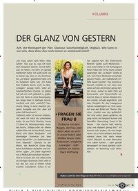 Titelbild der Ausgabe 13/2019 von KOLUMNE: DER GLANZ VON GESTERN. Zeitschriften als Abo oder epaper bei United Kiosk online kaufen.