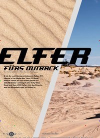 Titelbild der Ausgabe 13/2019 von ELFER FÜRS OUTBACK. Zeitschriften als Abo oder epaper bei United Kiosk online kaufen.