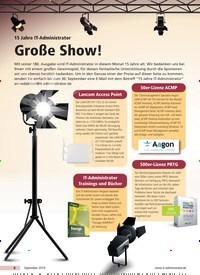 Titelbild der Ausgabe 9/2019 von 15 Jahre IT-Administrator: Große Show!. Zeitschriften als Abo oder epaper bei United Kiosk online kaufen.