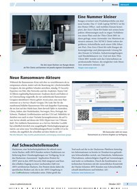 Titelbild der Ausgabe 10/2021 von Blockchain für Dokumente. Zeitschriften als Abo oder epaper bei United Kiosk online kaufen.