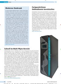 Titelbild der Ausgabe 6/2022 von Schnell im Multi-PByte-Bereich. Zeitschriften als Abo oder epaper bei United Kiosk online kaufen.
