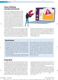 Titelbild der Ausgabe 1/2023 von Clone-Phishing auf dem Vormarsch. Zeitschriften als Abo oder epaper bei United Kiosk online kaufen.