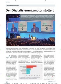 Titelbild der Ausgabe 10/2019 von Anwendertreffen in Nürnberg: Der Digitalisierungsmotor stottert. Zeitschriften als Abo oder epaper bei United Kiosk online kaufen.