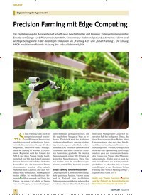 Titelbild der Ausgabe 10/2019 von Digitalisierung der Agrarindustrie: Precision Farming mit Edge Computing. Zeitschriften als Abo oder epaper bei United Kiosk online kaufen.