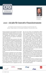 Titelbild der Ausgabe 4/2021 von 2020 – ein Jahr für innovative Finanzinstrumente. Zeitschriften als Abo oder epaper bei United Kiosk online kaufen.