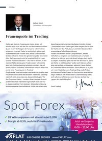 Titelbild der Ausgabe 3/2022 von Frauenquote im Trading. Zeitschriften als Abo oder epaper bei United Kiosk online kaufen.
